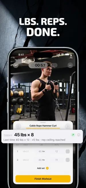 Dumbbell Workouts: FitKeeper screenshot 3