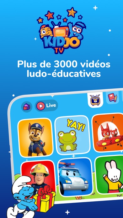Screenshot #1 pour Kidjo TV Dessins Animés & jeux