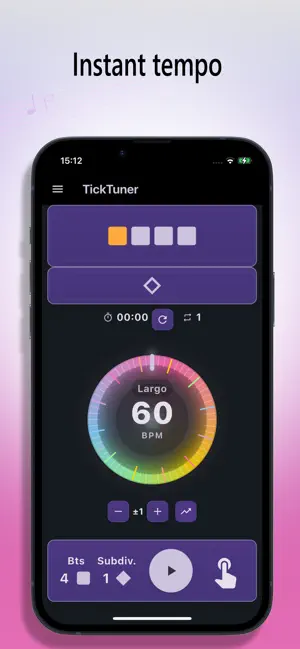 TickTuner - Metronome screenshot 1
