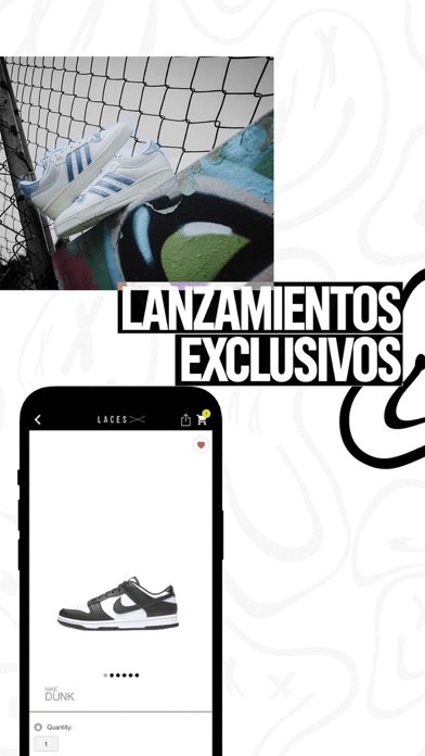 Laces Sneaker Store Screenshot 2 - AppWisp.com Laces Sneaker Store Screenshot 2 - AppWisp.com