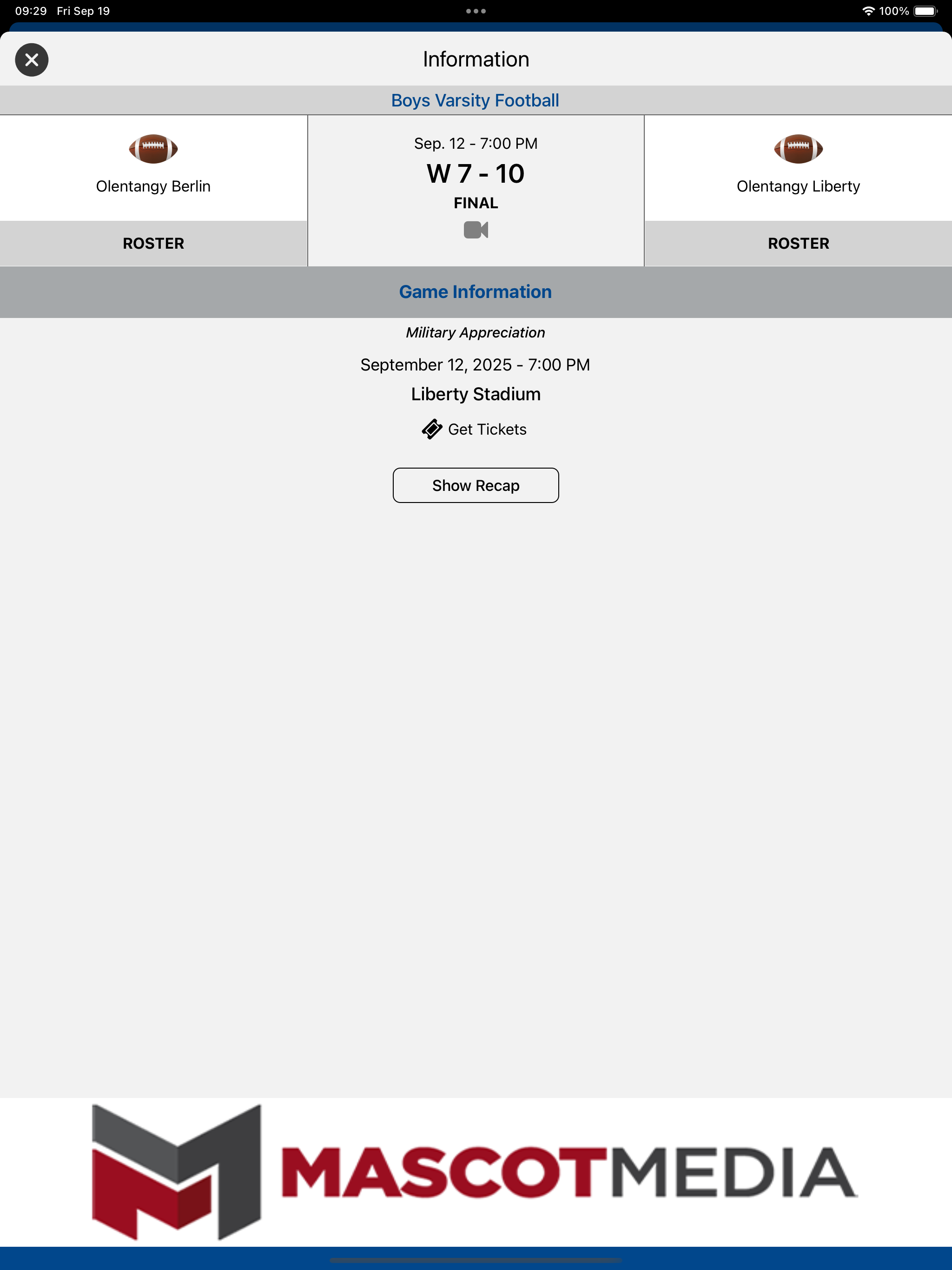 Olentangy Patriots Athletics screenshot 13