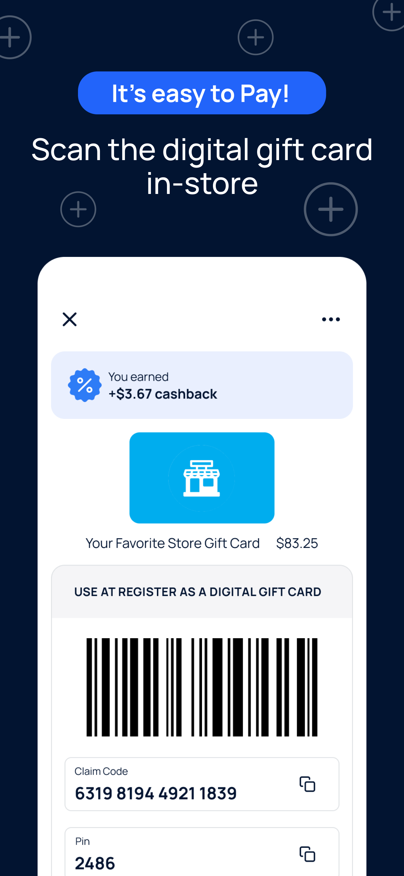CashBack+ Pay