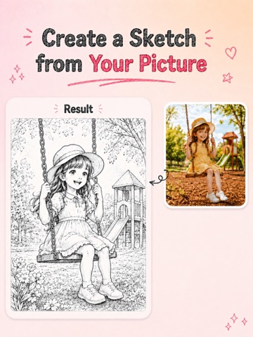 Photo to Sketch : Drawing Book iPad screenshot