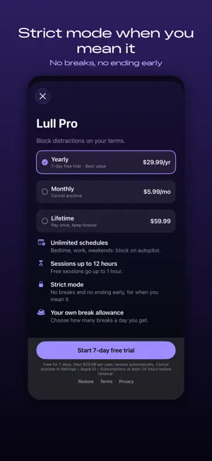 Lull: App Blocker & Focus screenshot 3