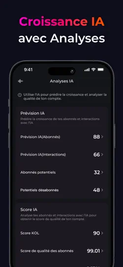 Capture d'écran de Reports +for Followers Tracker sur iPhone 6