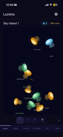 Lumins iPhone screenshot