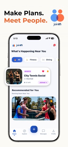 JoinIN Social iPhone screenshot