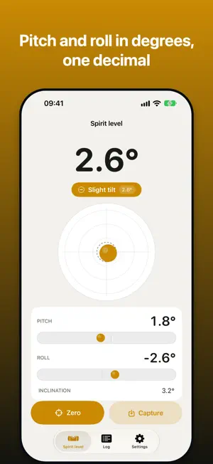 TrueLevel Bubble Level screenshot 1