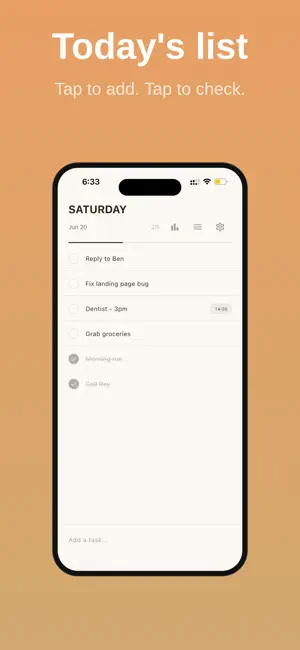 DailyDo: Fresh Start screenshot 1