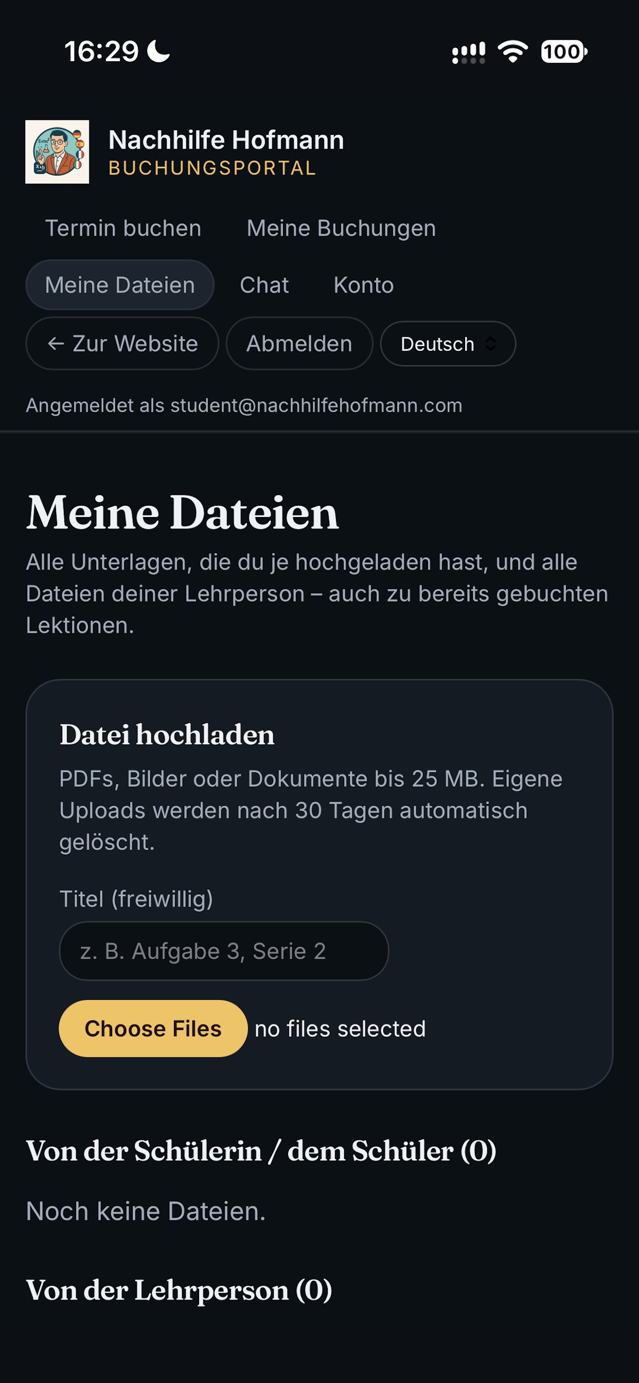 Screenshot 5 of Nachhilfe Hofmann