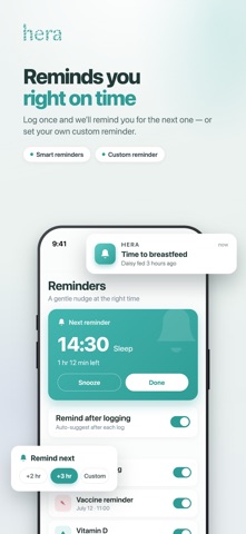 Hera: Baby Tracker & Growth iPhone screenshot 7