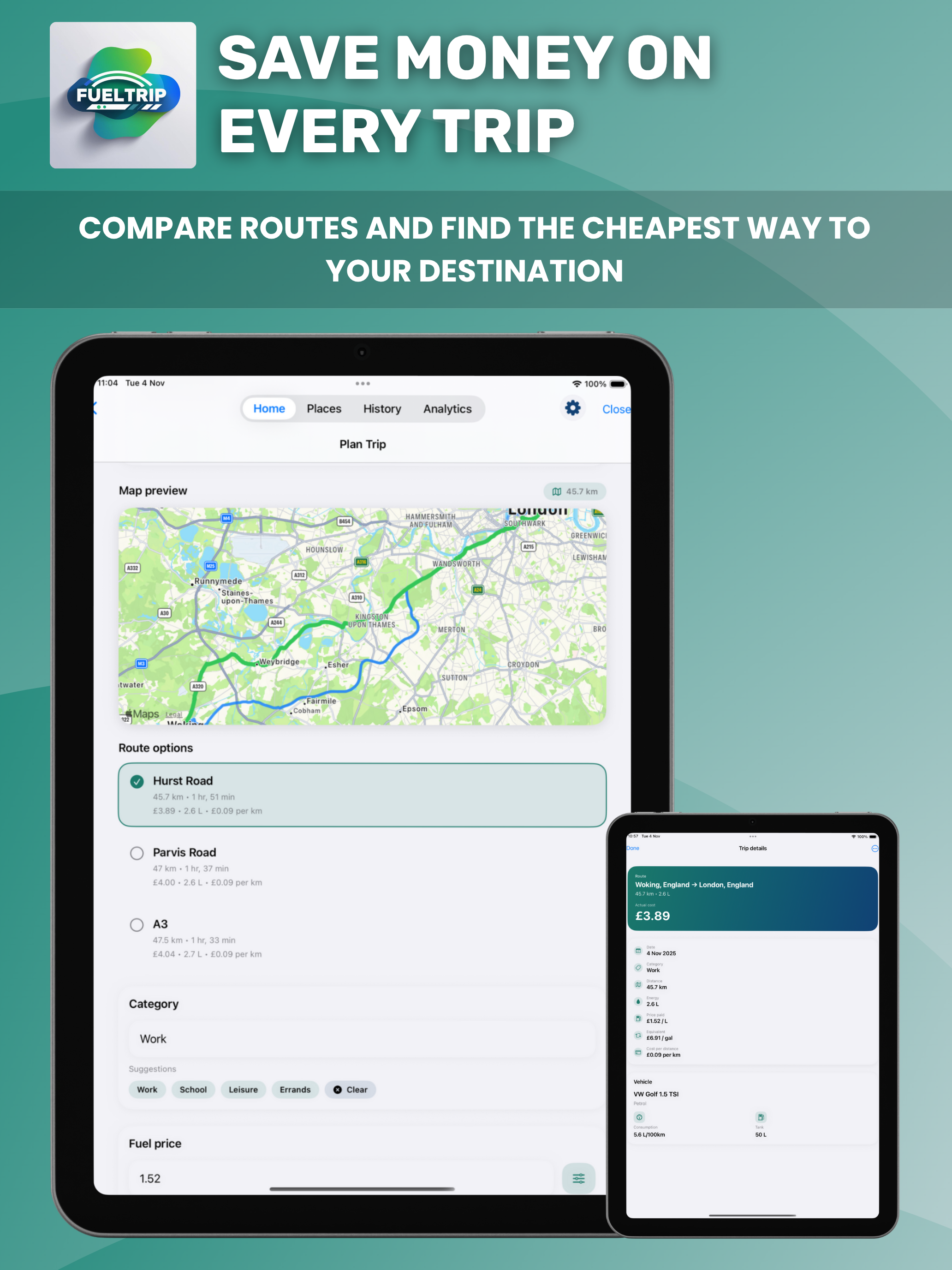 FuelTrip: Driving Cost Planner screenshot 8