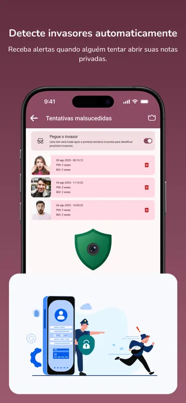 Diário, caderno com senha screenshot 3 of 10