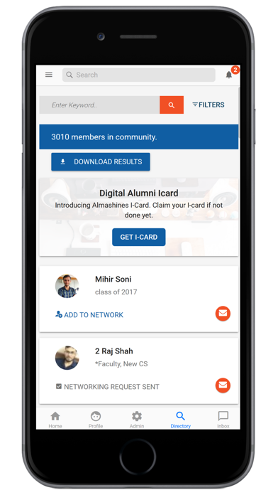 Almashines Alumni Screenshot