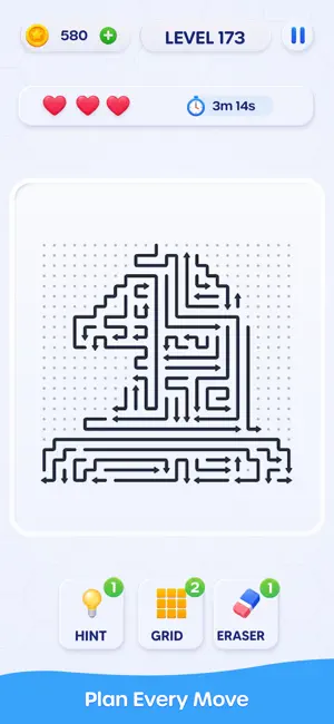 Arrow Puzzle - Escape Maze Out screenshot 1