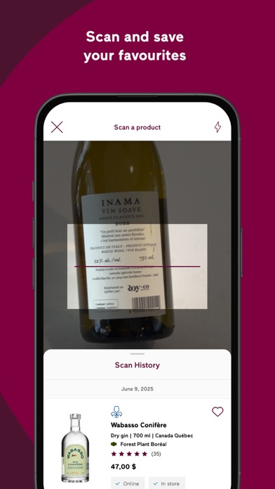 Société des alcools du Québec iPhone screenshot 3 - Food & Drink app