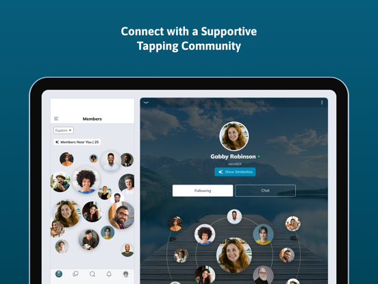 The Tapping Hub iPad screenshot 1 - Health & Fitness app