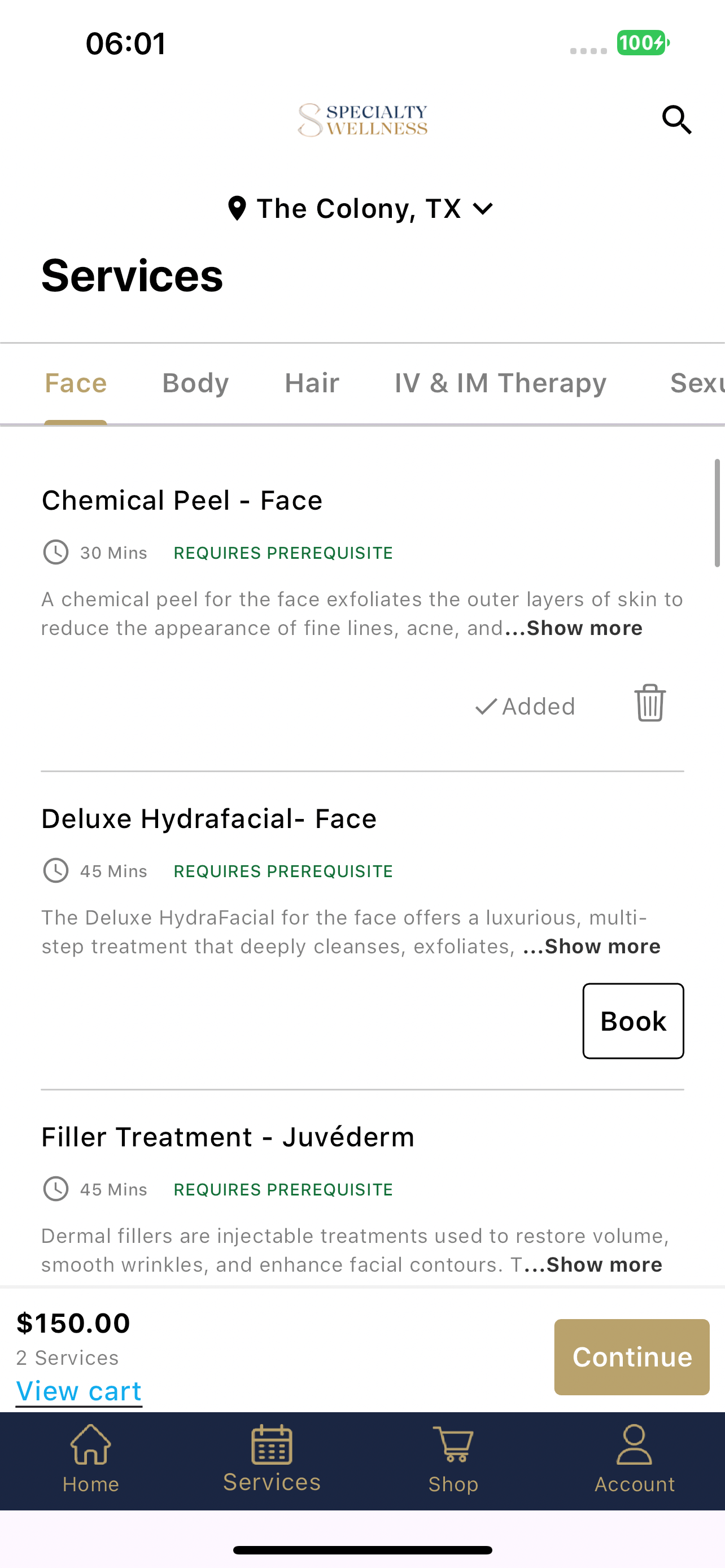 Specialty Wellness screenshot 2