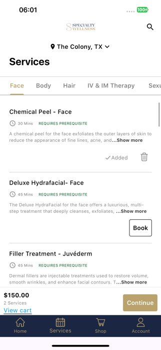 Specialty Wellness Screenshot 2 of 6