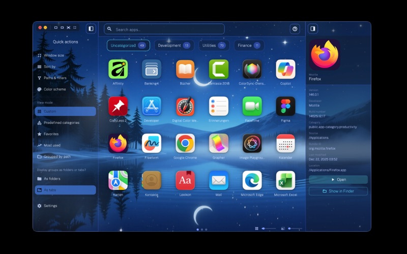 M-Launcher app screenshot