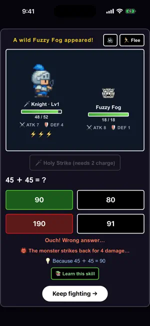 Mathalon Math Game screenshot 4