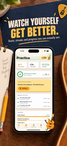 HiGuitar - Learn Real Guitar Screenshot 5 of 8