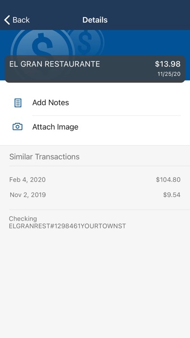 Chelsea State Bank Wallet Screenshot