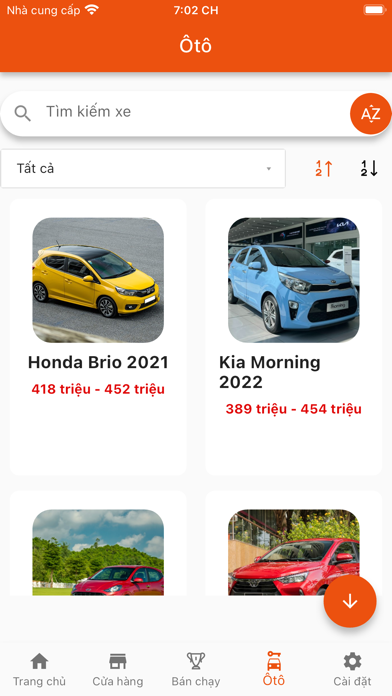 MeXeOto - Giá Xe Oto Screenshot