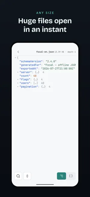 Focal — JSON Viewer screenshot 2