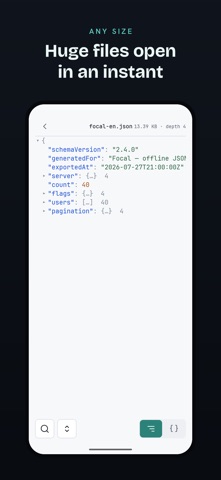 Focal — JSON Viewer Screenshot 2 of 4
