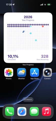 Year Progress: Widget Screenshot 8 of 10