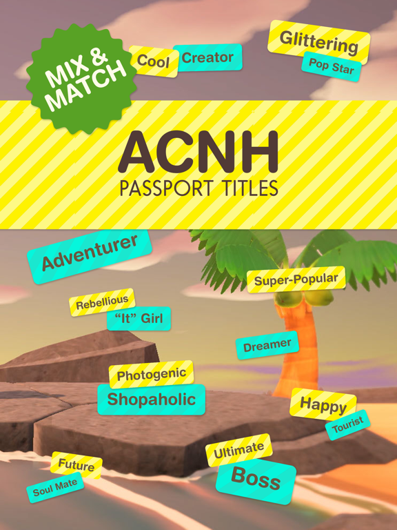 Screenshot #4 pour ACNH Passport Titles