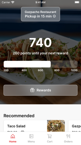 Gazpacho Restaurant Screenshot