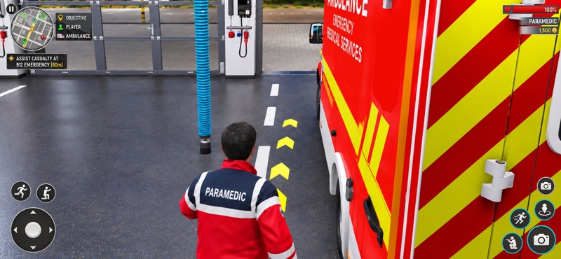 Ambulance Rescue Duty Games 3d screenshot 2