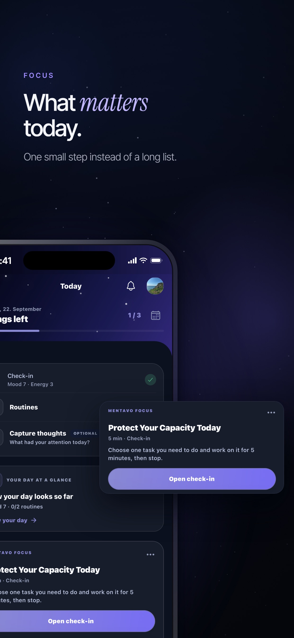 Screenshot 4 of Mentavo: AI Coach & Journal
