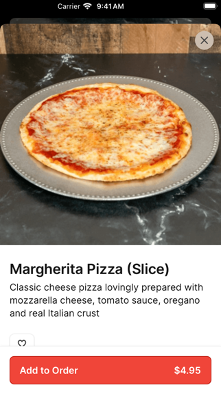 Piccolo Pizza & More iPhone screenshot 3 - Food & Drink app