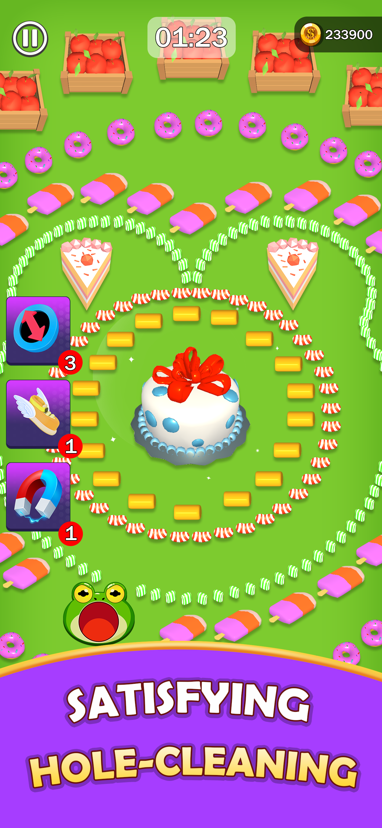 Hole Clean : Eating Puzzles