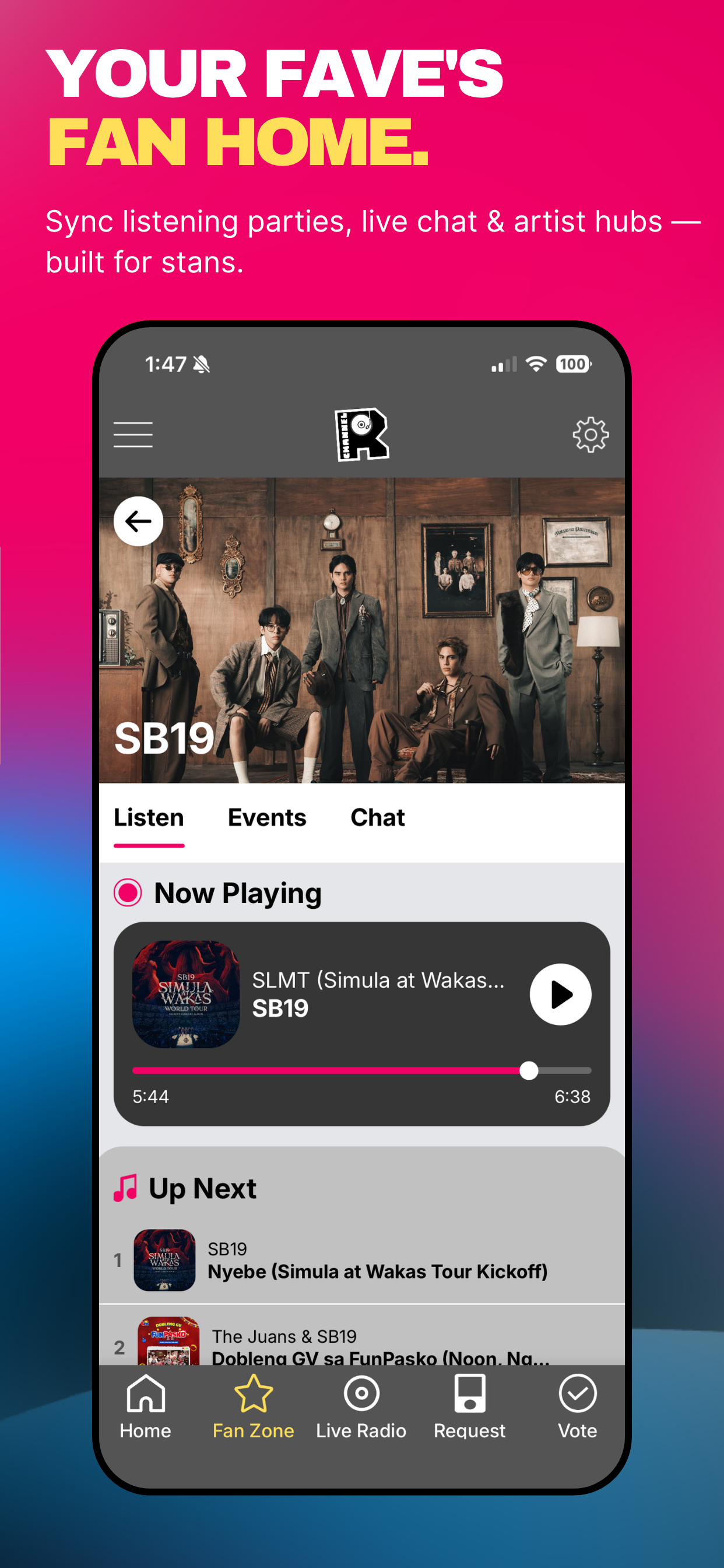 Channel R Radio screenshot 2