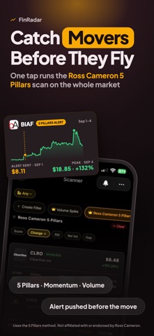 FinRadar: AI Stock Scanner Screenshot 2 of 7