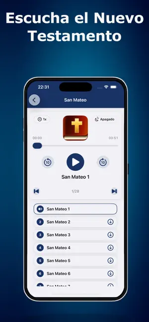 Biblia Reina Valera 1995 Audio screenshot 4