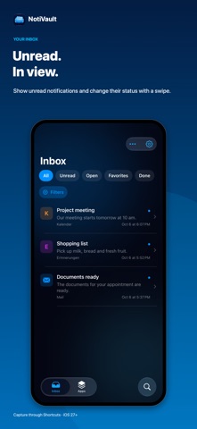 NotiVault: Notification Inbox screenshot 1