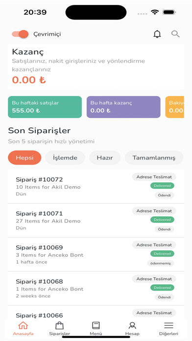 Screenshot #3 pour Restoran Yönetimi Neyiyek