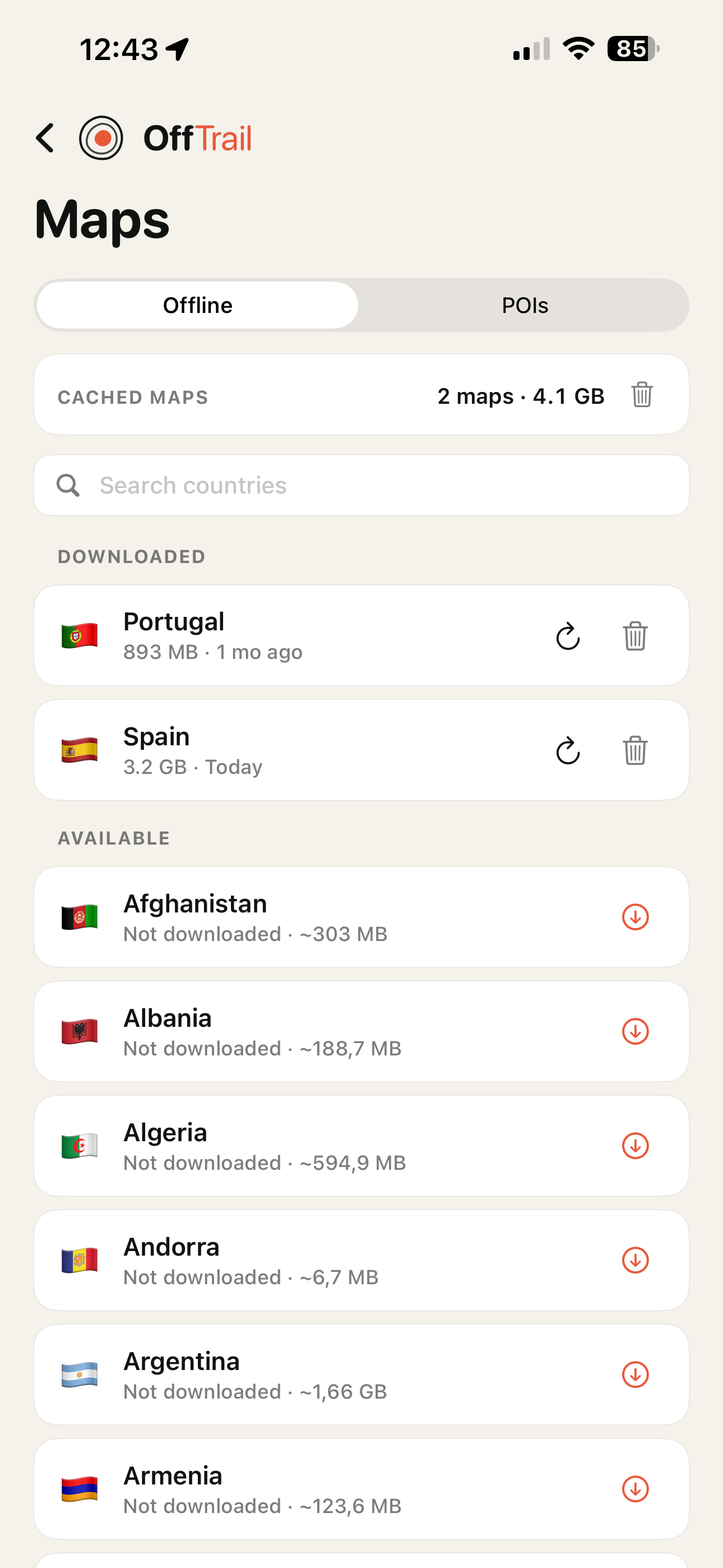 OffTrail — Offline GPX screenshot 8
