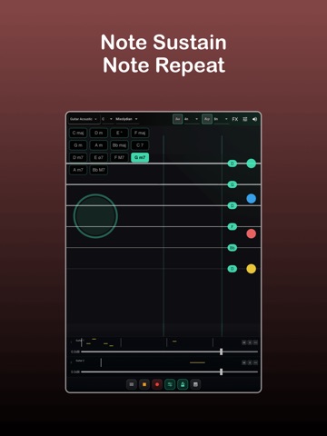 Melodic Guitar: Guitar Studio iPad screenshot