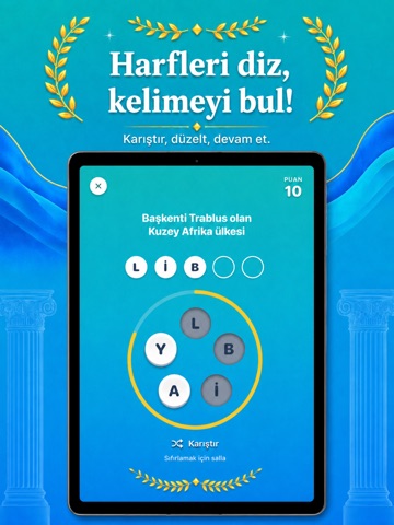 Kelime Yarışı - Bilgi Testi iPad screenshot