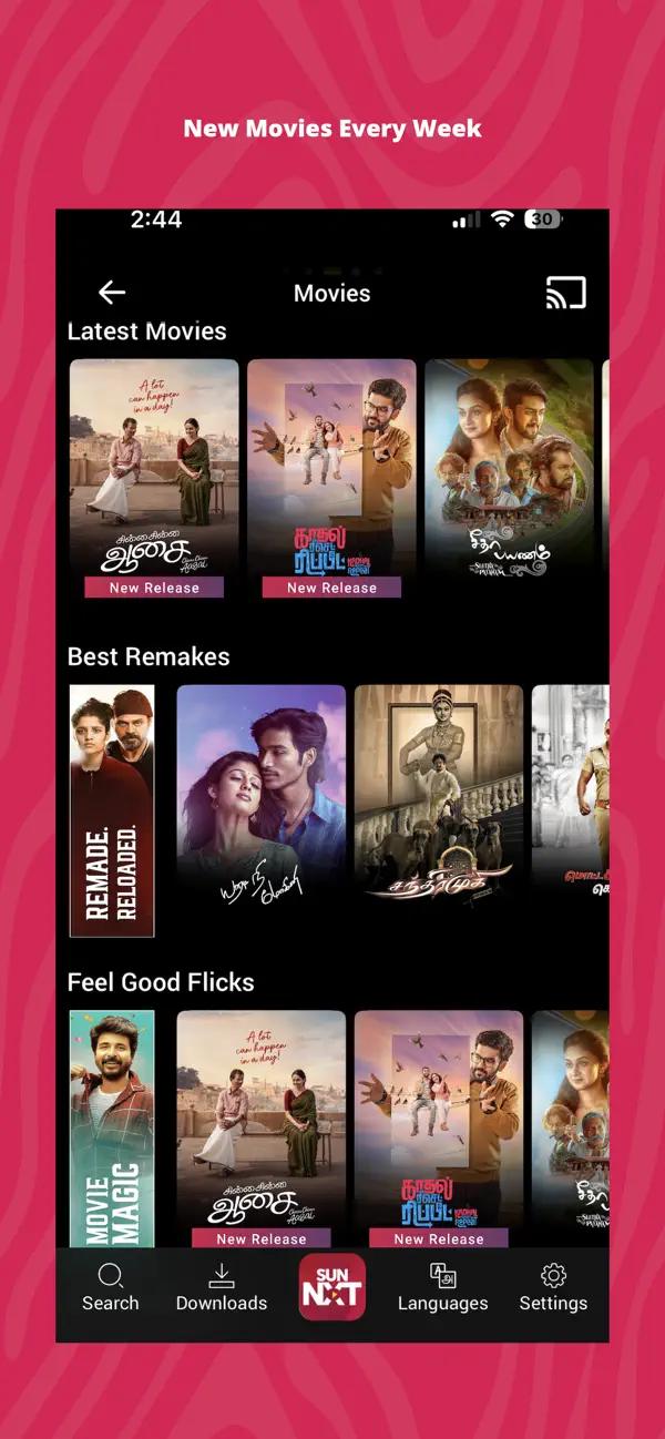 Screenshot #2 pour Sun NXT : Live TV & Movies