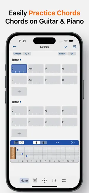 Chord Pad - tonaly & chordify screenshot 2