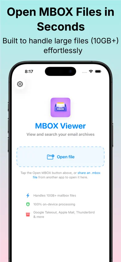 MBOX Viewer screenshot 1