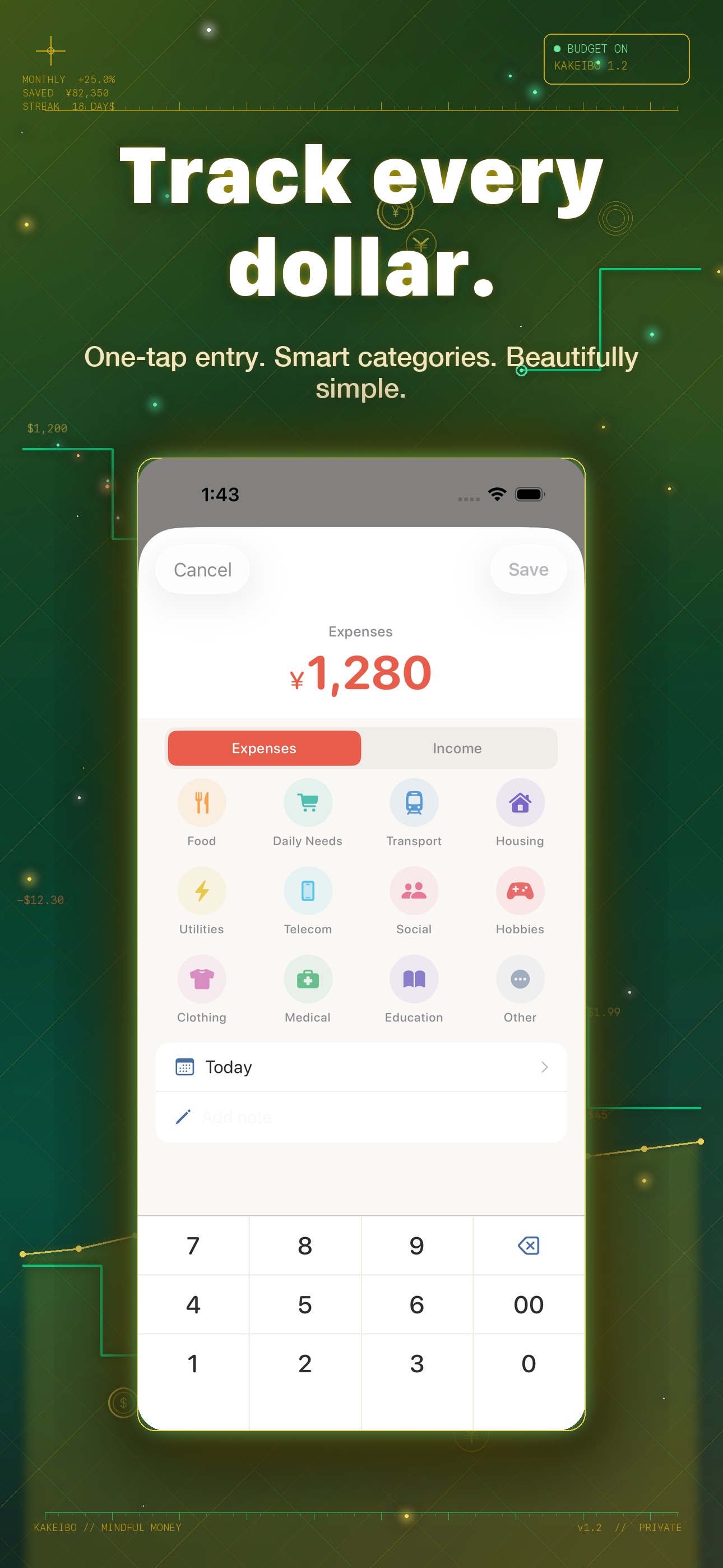Kakeibo-家計簿 screenshot 2