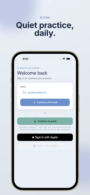 Bloom: AI Journal & Mood screenshot 1
